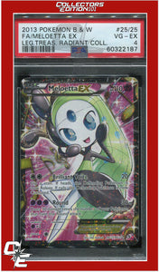 Legendary Treasures Radiant Collection 25/25 Full Art Meloetta EX PSA 4