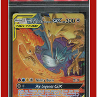 Hidden Fates 44 Moltres & Zapdos & Articuno GX PSA 9