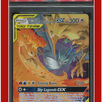 Hidden Fates 44 Moltres & Zapdos & Articuno GX PSA 8