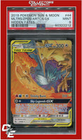 Hidden Fates 44 Moltres & Zapdos & Articuno GX PSA 9
