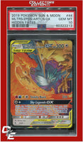 Hidden Fates 44 Moltres & Zapdos & Articuno GX PSA 10
