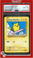 Evolutions 111 Surfing Pikachu PSA 8
