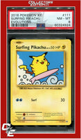 Evolutions 111 Surfing Pikachu PSA 8
