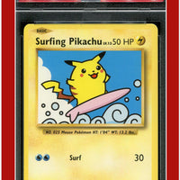 Evolutions 111 Surfing Pikachu PSA 8