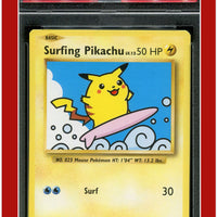 Evolutions 111 Surfing Pikachu PSA 8