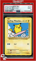 Evolutions 111 Surfing Pikachu PSA 9
