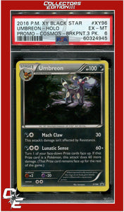 XY Black Star Promo XY96 Umbreon Holo Cosmos PSA 6