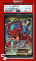 Steam Siege 115 Full Art Volcanion EX Secret PSA 10
