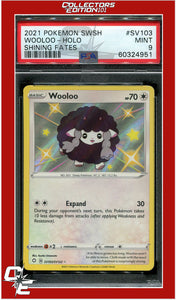 Shining Fates SV103 Wooloo Holo PSA 9