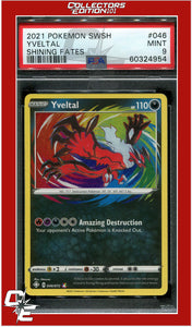 Shining Fates 046 Yveltal PSA 9