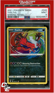 Shining Fates 046 Yveltal Amazing Rare PSA 9