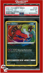 Shining Fates 046 Yveltal PSA 10