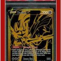 SWSH Black Star Promo 076 Full Art Zacian V PSA 8