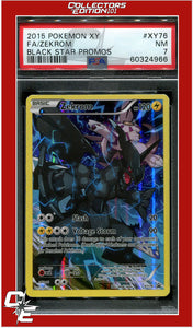 XY Black Star Promo XY76 Full Art Zekrom PSA 7