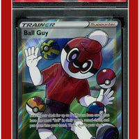 Shining Fates 065 Full Art Ball Guy PSA 8