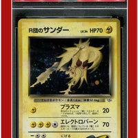 Japanese Gym 2 145 Rocket's Zapdos Holo PSA 8