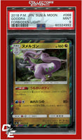 Japanese Sun & Moon Forbidden Light 068 Goodra PSA 9
