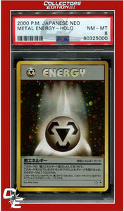 Japanese Neo Metal Energy Holo PSA 8