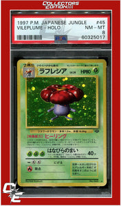 Japanese Jungle 45 Vileplume Holo PSA 8