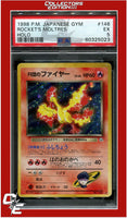 Japanese Gym 146 Rocket's Moltres Holo PSA 5
