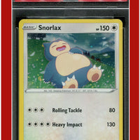 SWSH Black Star Promo 032 Snorlax Holo PSA 8