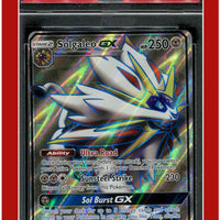 Sun & Moon 143 Full Art Solgaleo GX PSA 8