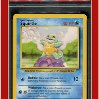 Base Set 63 Squirtle PSA 7