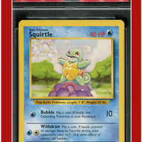 Base Set 63 Squirtle PSA 7