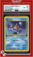 Team Rocket 68 Squirtle 1st Edition PSA 8
