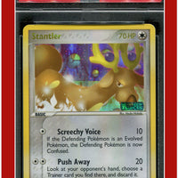 EX Unseen Forces 32 Stantler Reverse Foil PSA 8