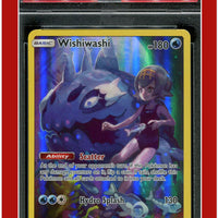 Cosmic Eclipse 240 Full Art Wishiwashi Secret PSA 8