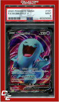 Sword & Shield 191 Full Art Wobbuffet V PSA 9
