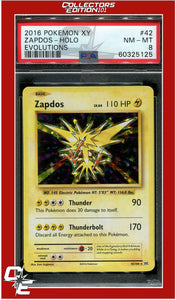 Evolutions 42 Zapdos Holo PSA 8