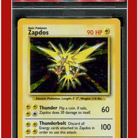 Base Set 16 Zapdos Holo PSA 9