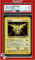 Base Set 16 Zapdos Holo PSA 6
