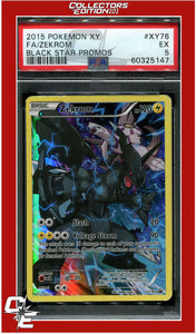 XY Black Star Promo XY76 Full Art Zekrom PSA 5