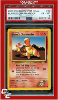 Gym Challenge 60 Blaine's Charmander PSA 6
