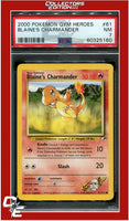 Gym Heroes 61 Blaine's Charmander PSA 7
