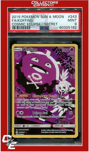 Cosmic Eclipse 243 Full Art Koffing Secret PSA 9