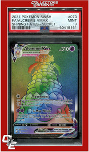 Shining Fates 073 Full Art Alcremie Vmax Secret PSA 9