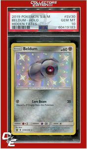 Hidden Fates SV30 Beldum Holo PSA 10