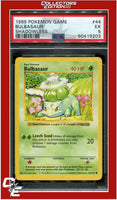 Base Set 44 Bulbasaur Shadowless PSA 5
