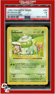 Base Set 44 Bulbasaur Shadowless PSA 5