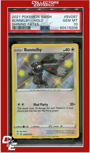 Shining Fates SV097 Bunnelby Holo PSA 10