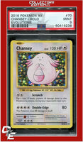 Evolutions 70 Chansey Holo PSA 9
