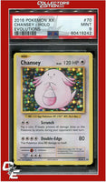 Evolutions 70 Chansey Holo PSA 9
