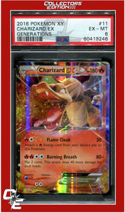 Generations 11 Charizard EX PSA 6