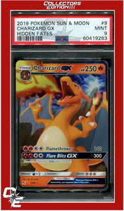 Hidden Fates 9 Charizard GX PSA 9