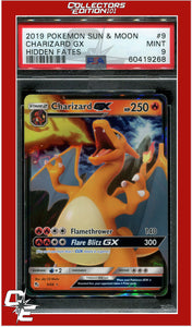 Hidden Fates 9 Charizard GX PSA 9