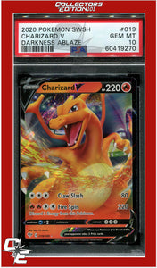 Darkness Ablaze 019 Charizard V PSA 10